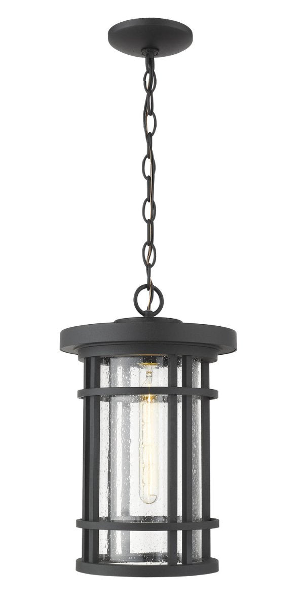 Suspension extérieure Jordan - Noir 10" by Z-Lite | Luminaires & cie
