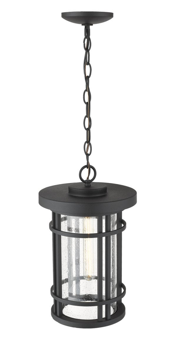 Suspension extérieure Jordan - Bronze huilé 12" by Z-Lite | Luminaires & cie