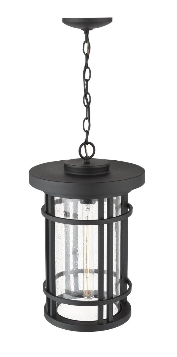 Suspension extérieure Jordan - Bronze huilé 12" by Z-Lite | Luminaires & cie