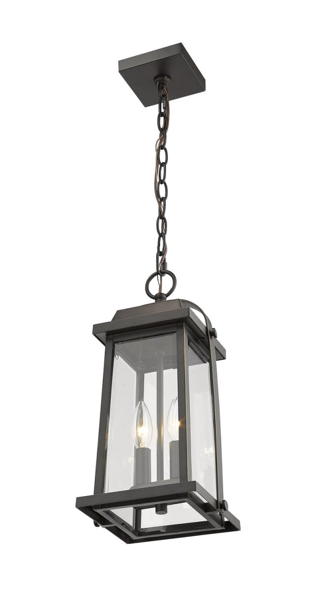 Suspension extérieure Millworks - Bronze huilé by Z-Lite | Luminaires & cie