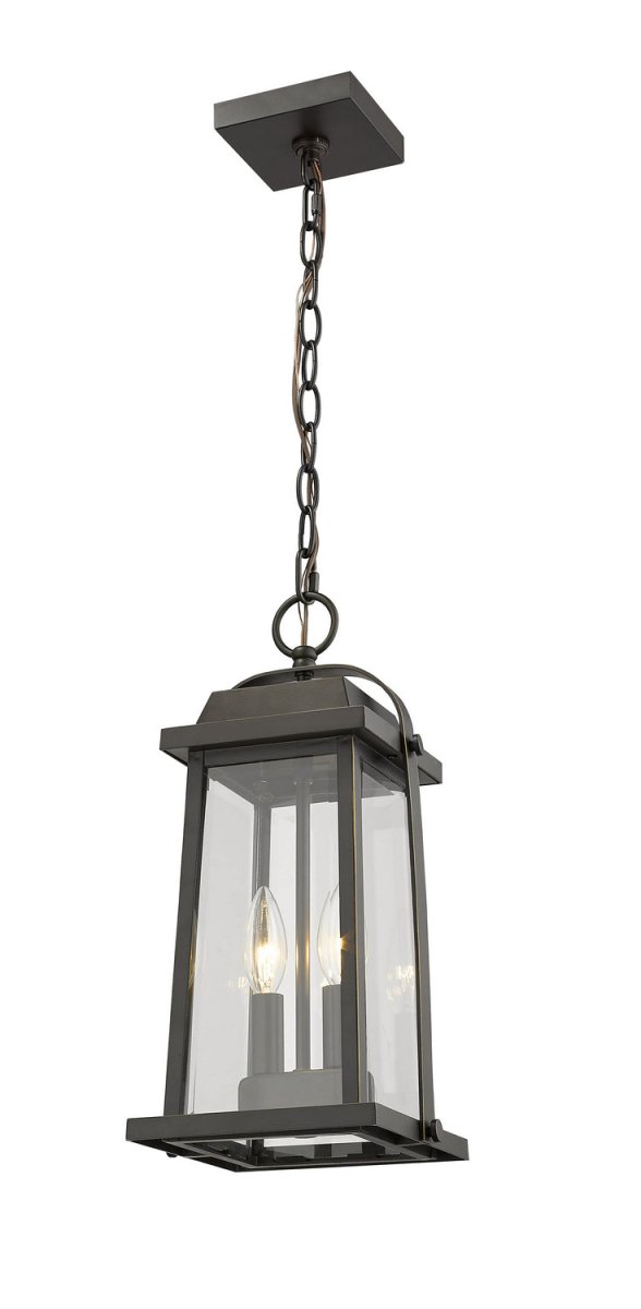 Suspension extérieure Millworks - Bronze huilé by Z-Lite | Luminaires & cie