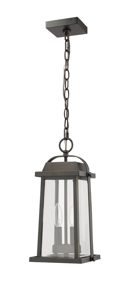 Suspension extérieure Millworks - Bronze huilé by Z-Lite | Luminaires & cie