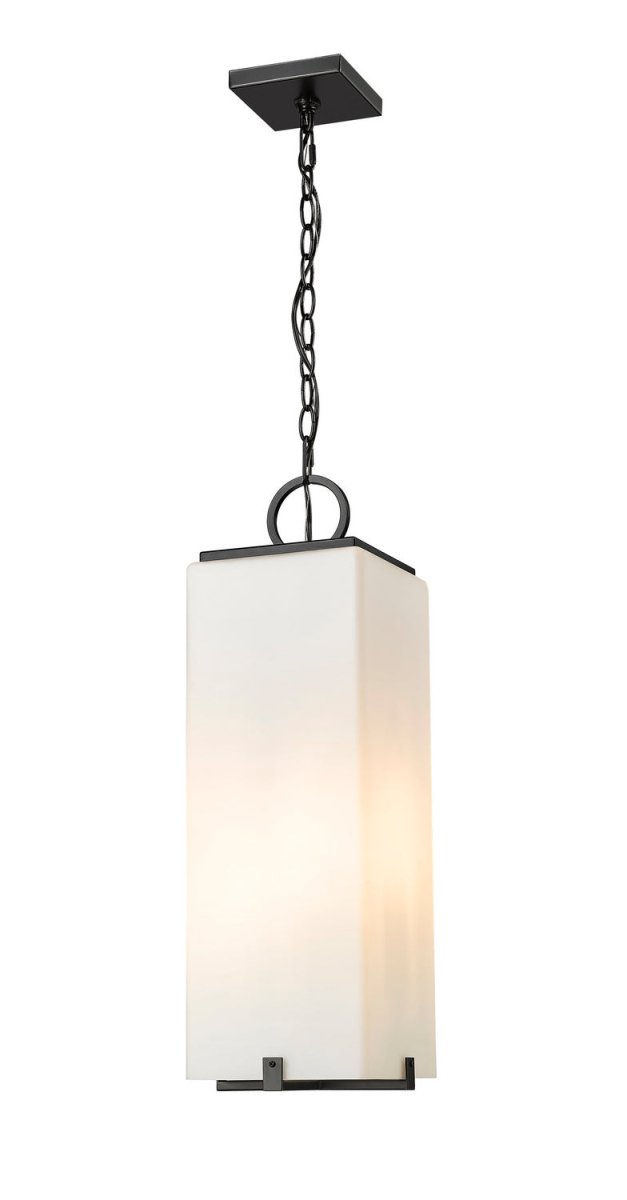 Suspension extérieure Sana - Opale blanc 8" by Z-Lite | Luminaires & cie