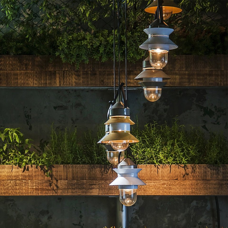 Suspension extérieure Santorini - Blanc by Marset | Luminaires & cie