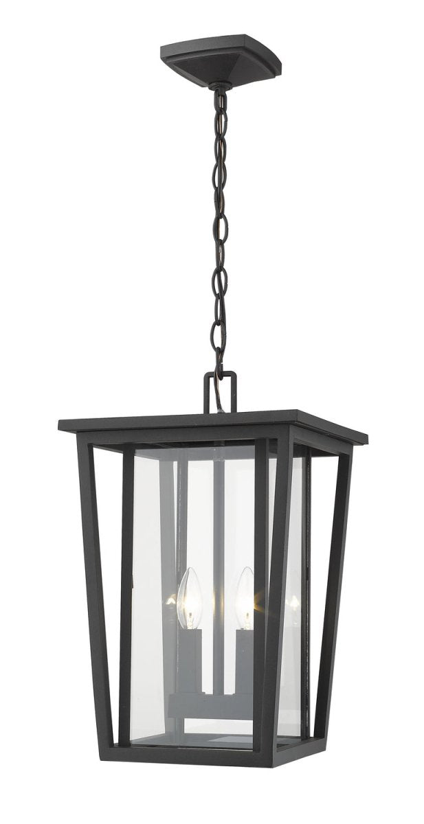 Suspension extérieure Seoul - Noir 11 1/4" by Z-Lite | Luminaires & cie