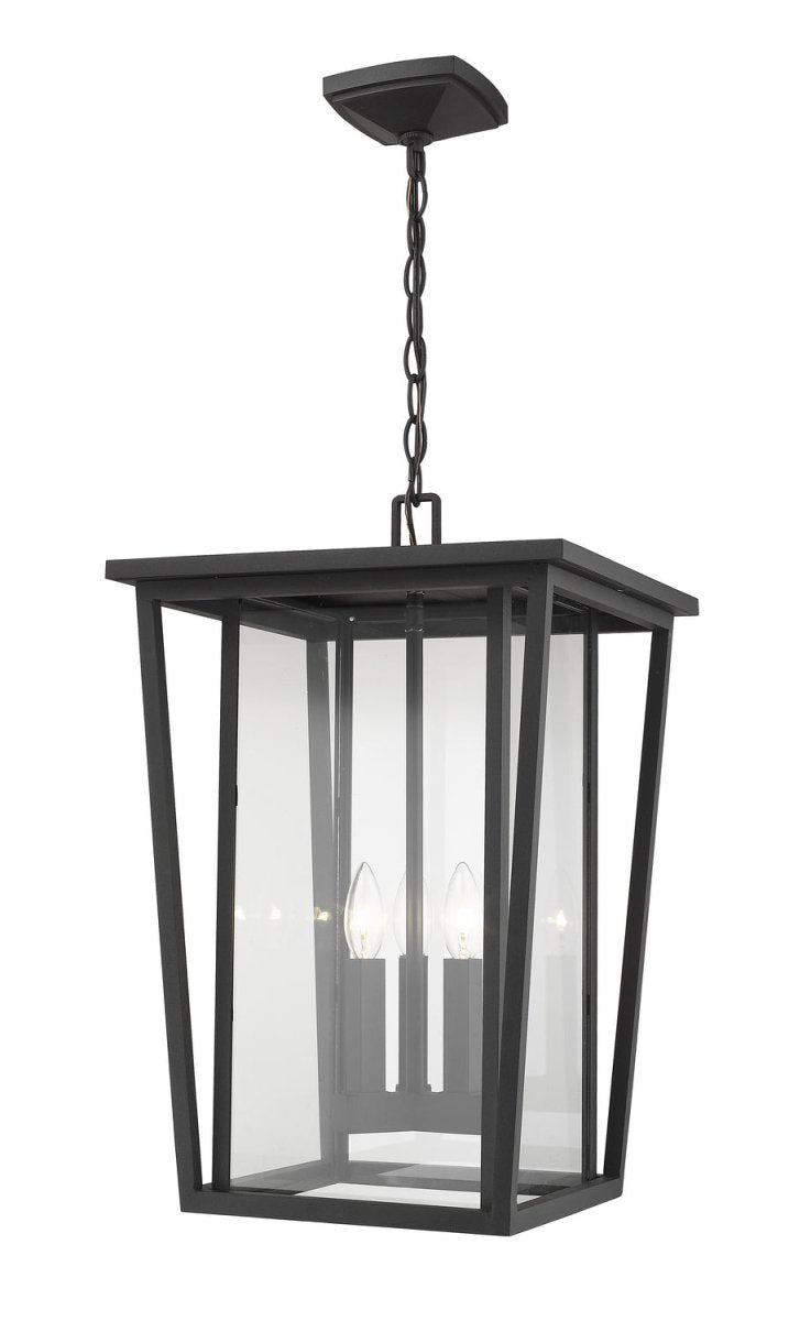 Suspension extérieure Seoul - Noir 14" by Z-Lite | Luminaires & cie