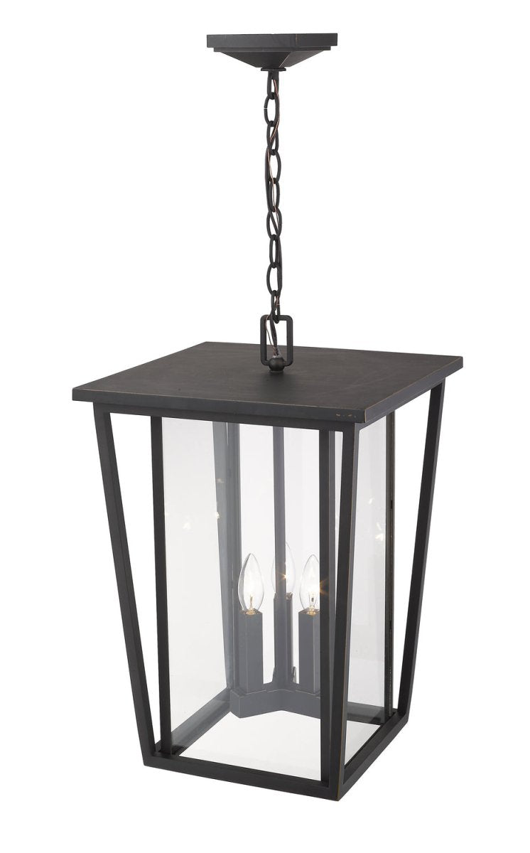 Suspension extérieure Seoul - Noir 18" by Z-Lite | Luminaires & cie