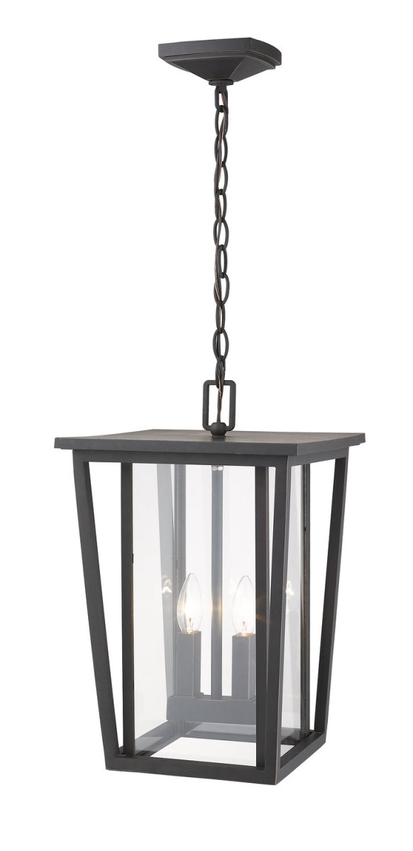 Suspension extérieure Seoul - Noir 18" by Z-Lite | Luminaires & cie