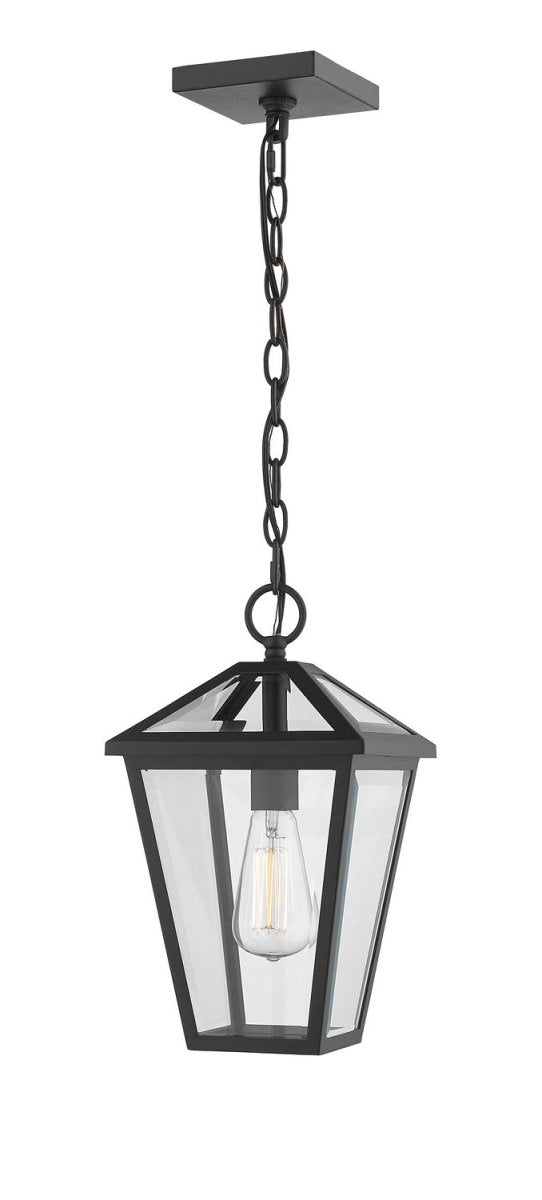 Suspension extérieure Talbot - Noir 8 1/4" by Z-Lite | Luminaires & cie