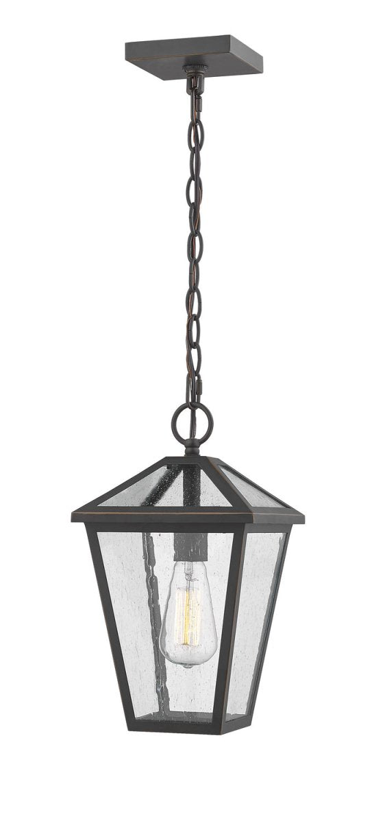 Suspension extérieure Talbot - Bronze huilé 8 1/4" by Z-Lite | Luminaires & cie