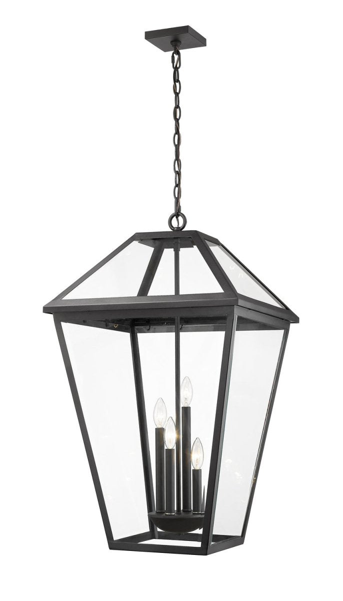Suspension extérieure Talbot - Noir 19 1/2" by Z-Lite | Luminaires & cie