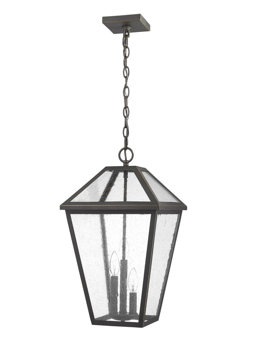 Suspension extérieure Talbot - Bronze huilé 19 1/2" by Z-Lite | Luminaires & cie