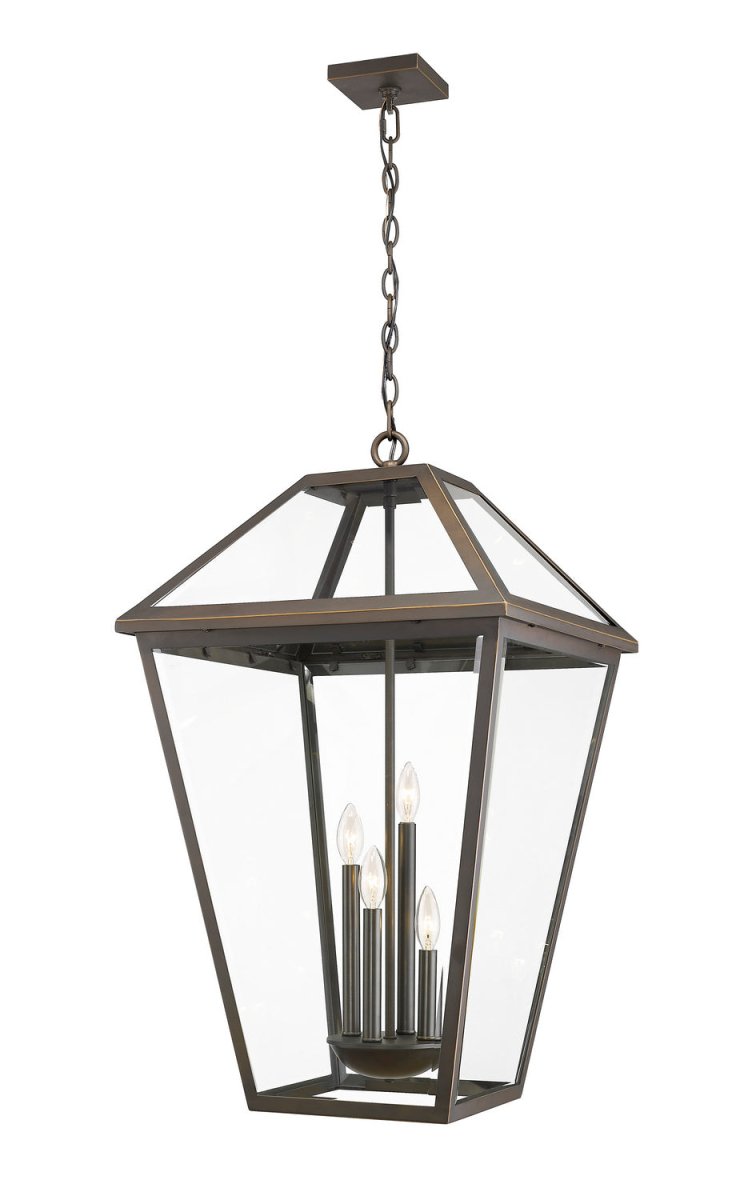 Suspension extérieure Talbot - Bronze huilé 19 1/2" by Z-Lite | Luminaires & cie