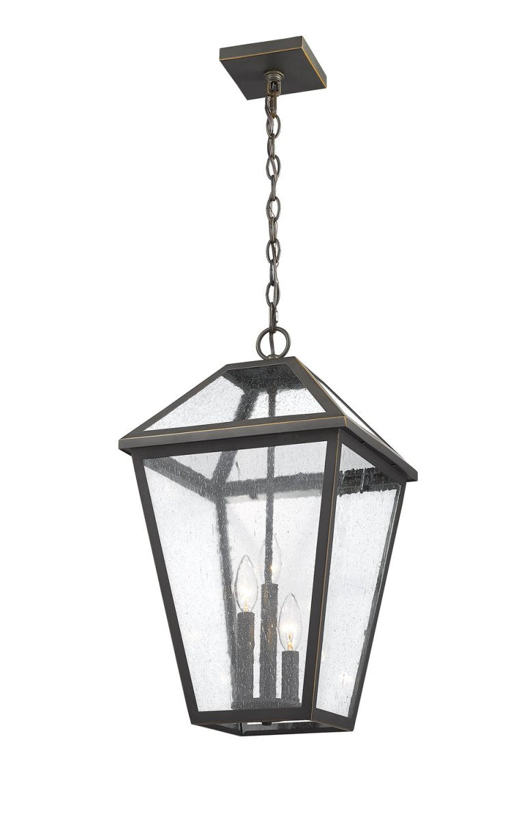 Suspension extérieure Talbot - Bronze huilé 19 1/2" by Z-Lite | Luminaires & cie