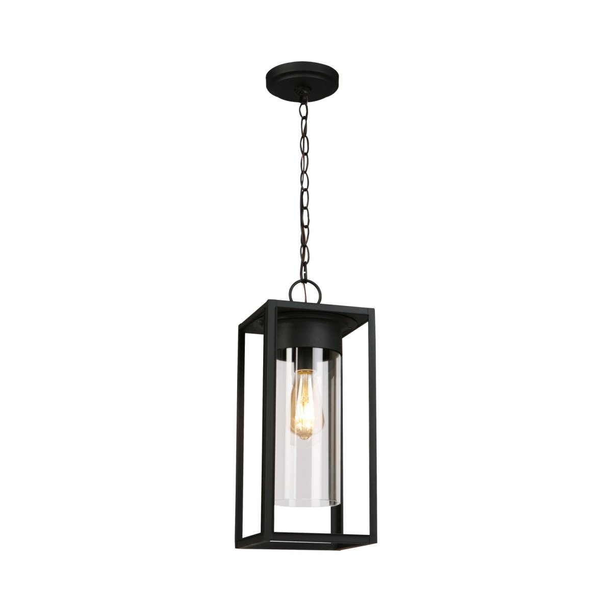 Suspension extérieure Walker Hill - Noir 7 3/8" by Eglo | Luminaires & cie