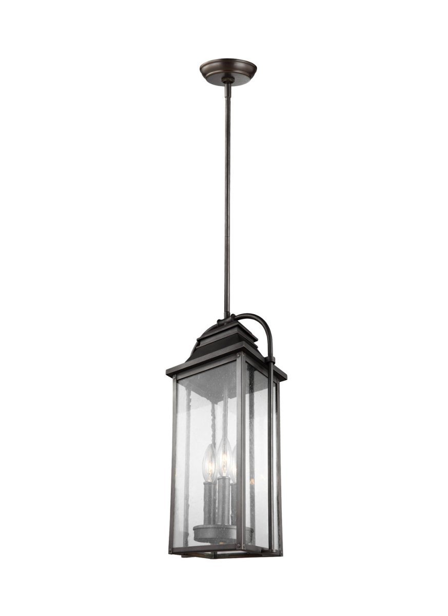 Suspension extérieure Wellsworth - Textured Black by Visual Comfort Studio | Luminaires & cie