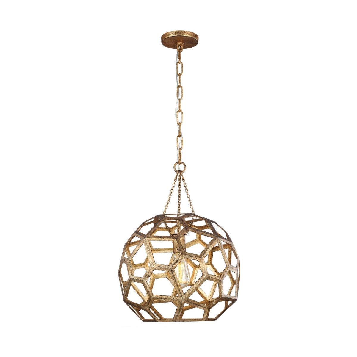 Suspension Feccetta - Doré antique 15" by Visual Comfort Studio | Luminaires & cie