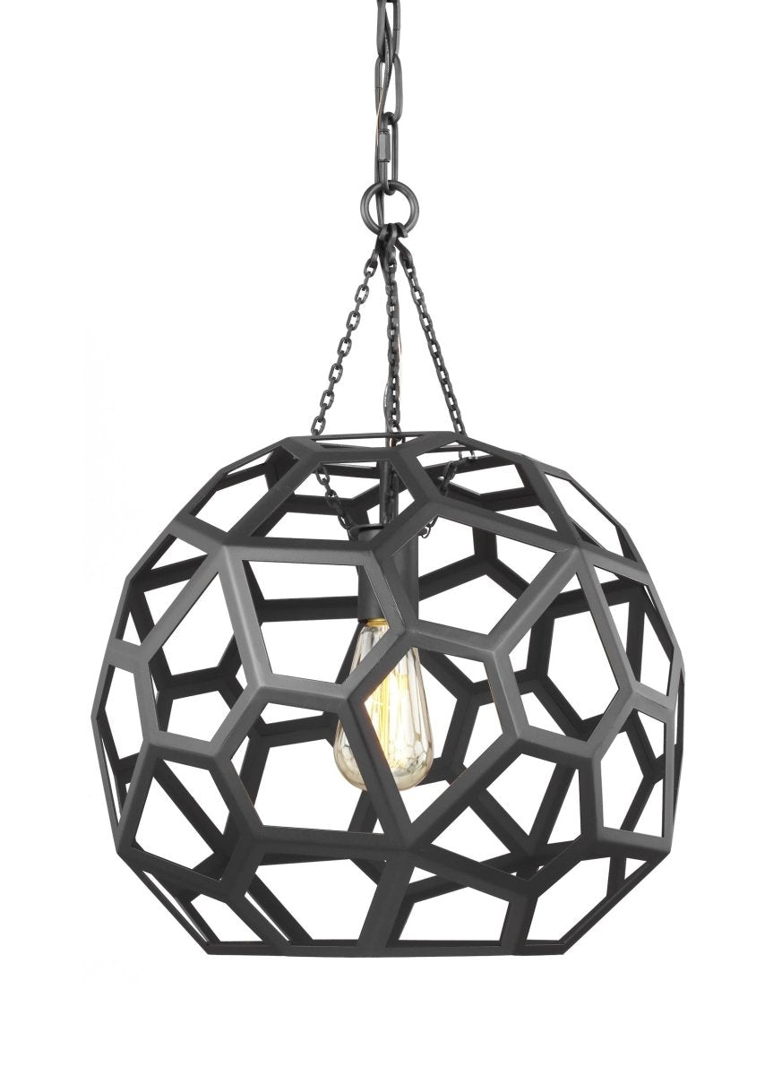 Suspension Feccetta - Noir de minuit 15" by Visual Comfort Studio | Luminaires & cie