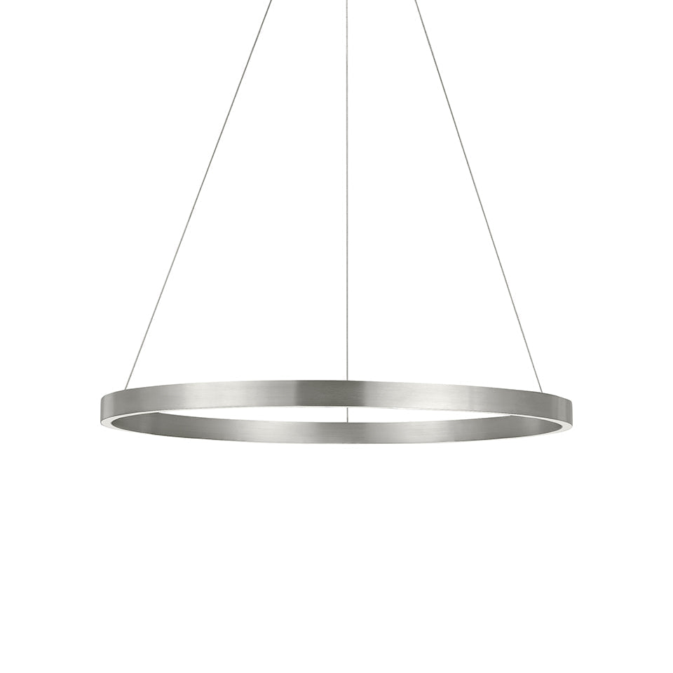 Suspension Fiama - Nickel satiné 30" by Tech Lighting | Luminaires & cie