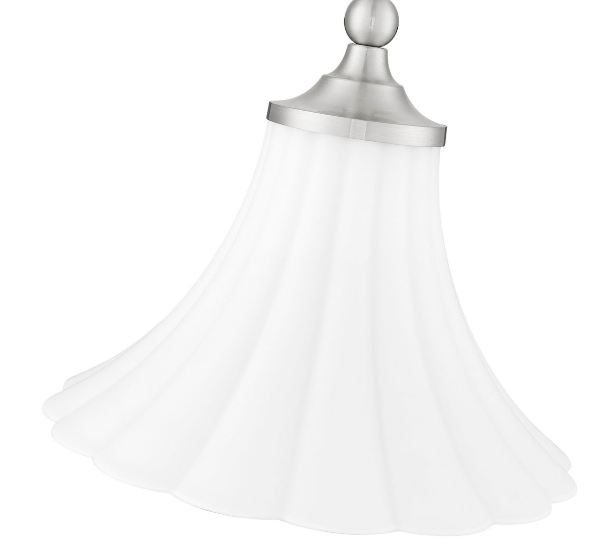 Suspension Fleur Nickel brossé, 12" – vue 4