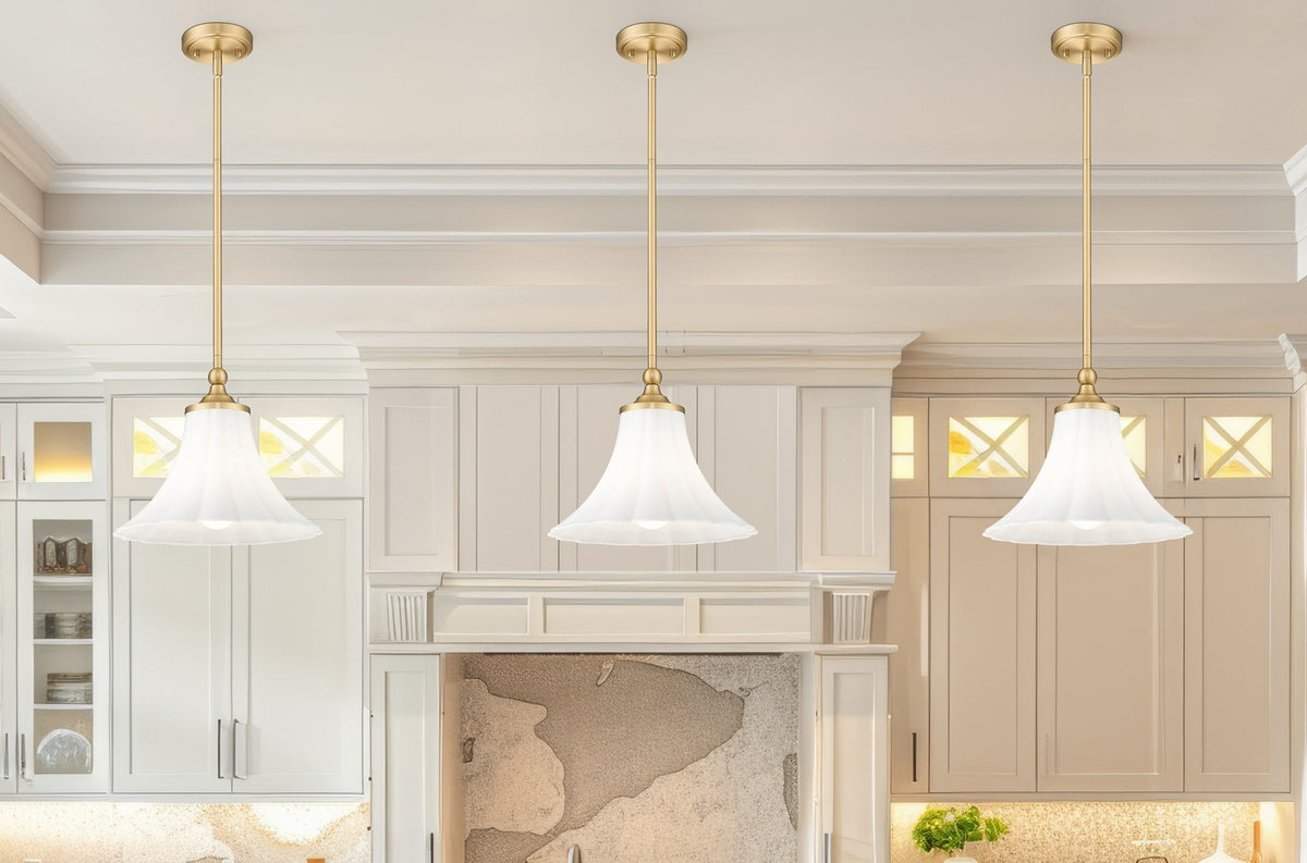 Suspension Fleur Or moderne, 12" – vue 8