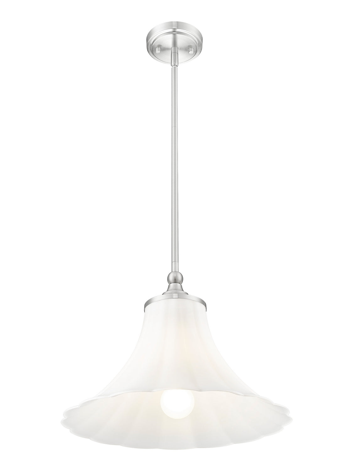 Suspension Fleur Nickel brossé, 16" – vue 2