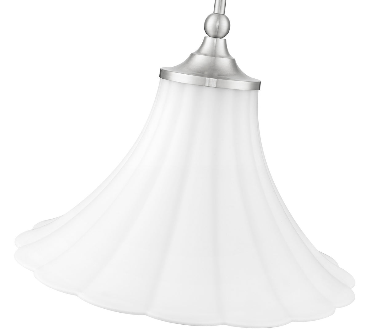 Suspension Fleur Nickel brossé, 16" – vue 4