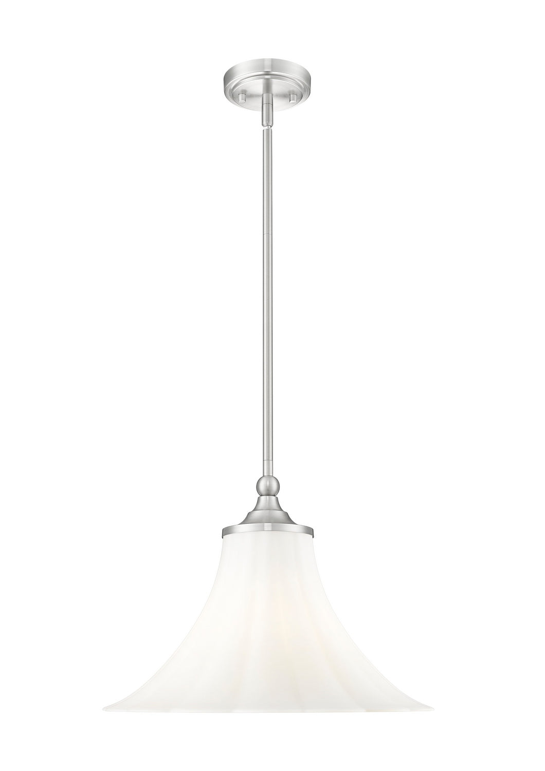 Suspension Fleur Nickel brossé, 16" – Z-Lite