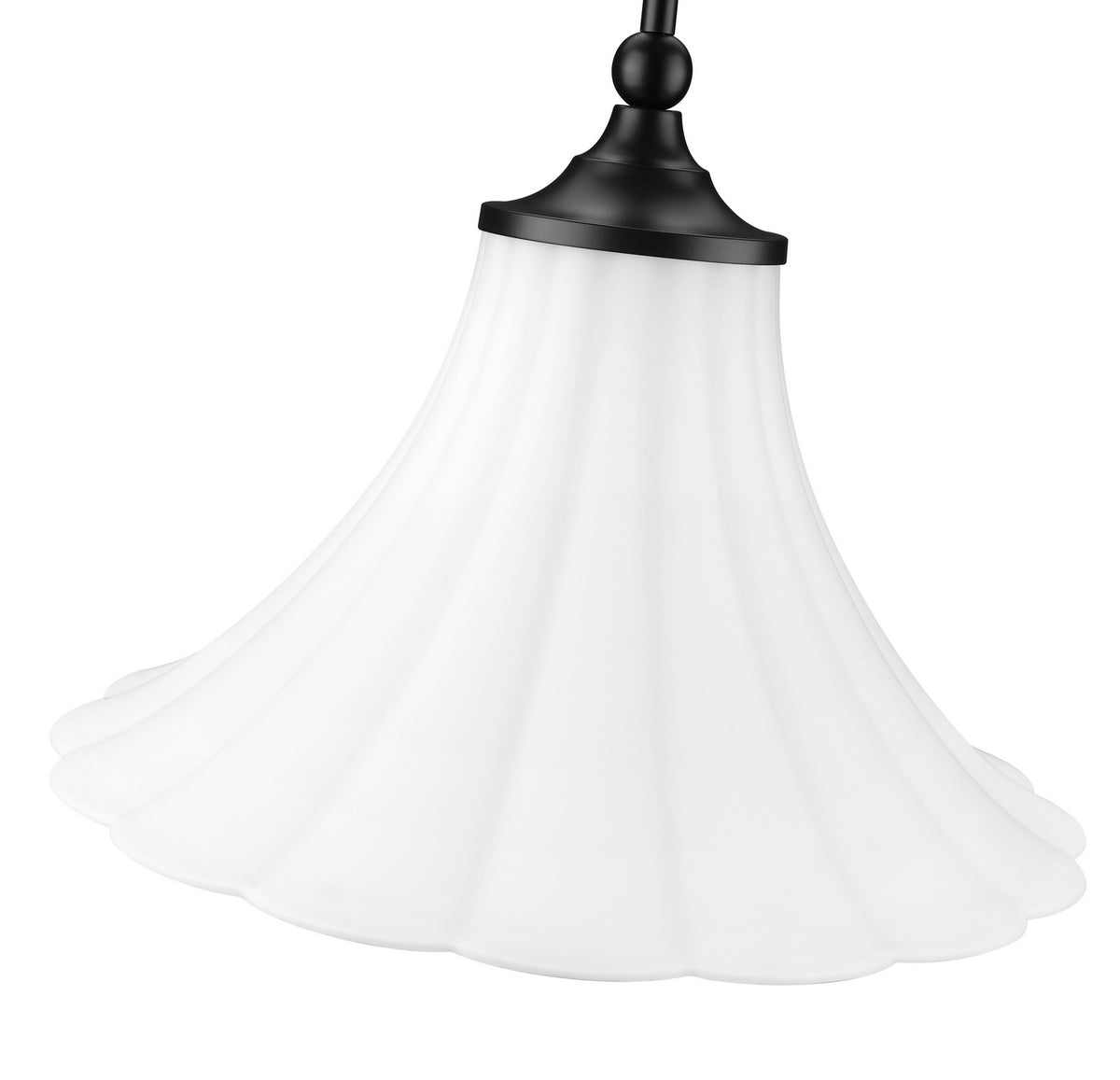 Suspension Fleur Noir mat, 16" – vue 4
