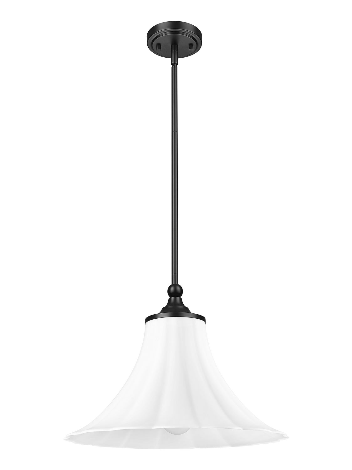 Suspension Fleur Noir mat, 16" – vue 5
