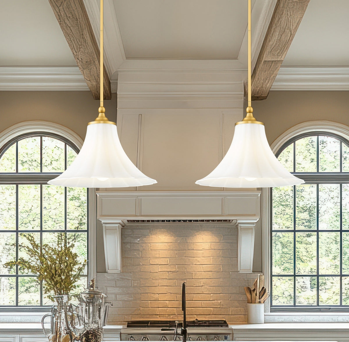 Suspension Fleur Or moderne, 16" – vue 7