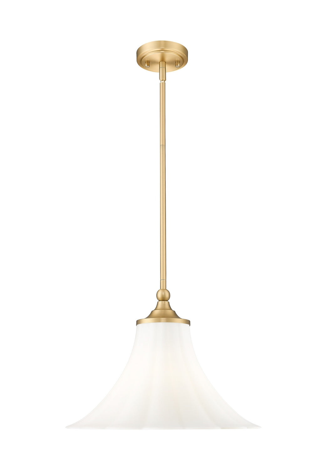 Suspension Fleur Or moderne, 16" – Z-Lite