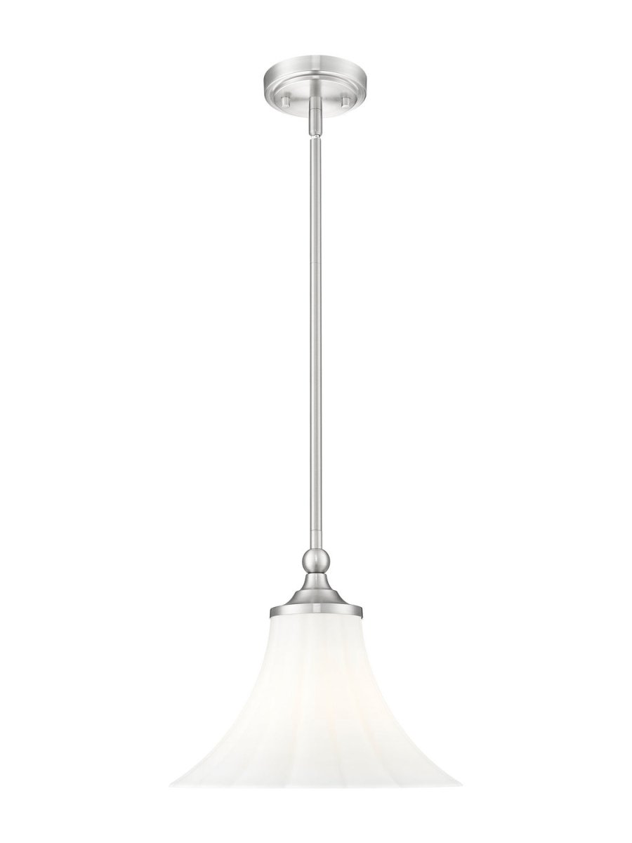 Suspension Fleur - Nickel brossé 12" by Z-Lite | Luminaires & cie