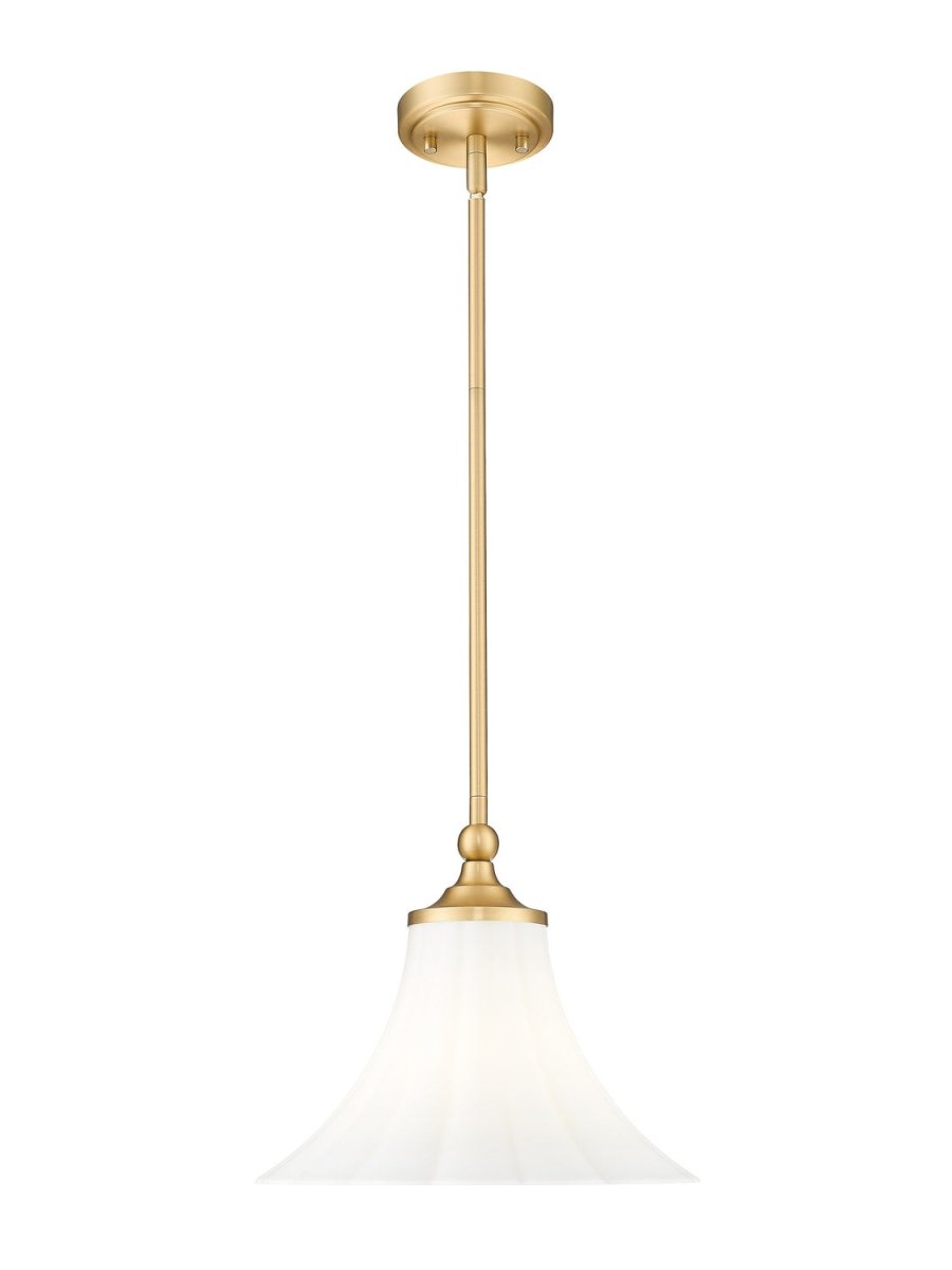 Suspension Fleur - Or moderne 12" by Z-Lite | Luminaires & cie