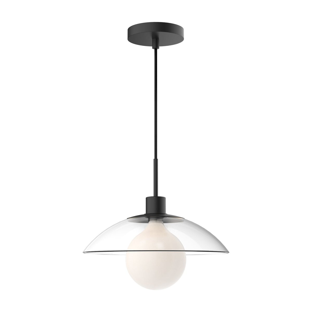 Suspension Francesca - Noir mat by Alora Lighting | Luminaires & cie