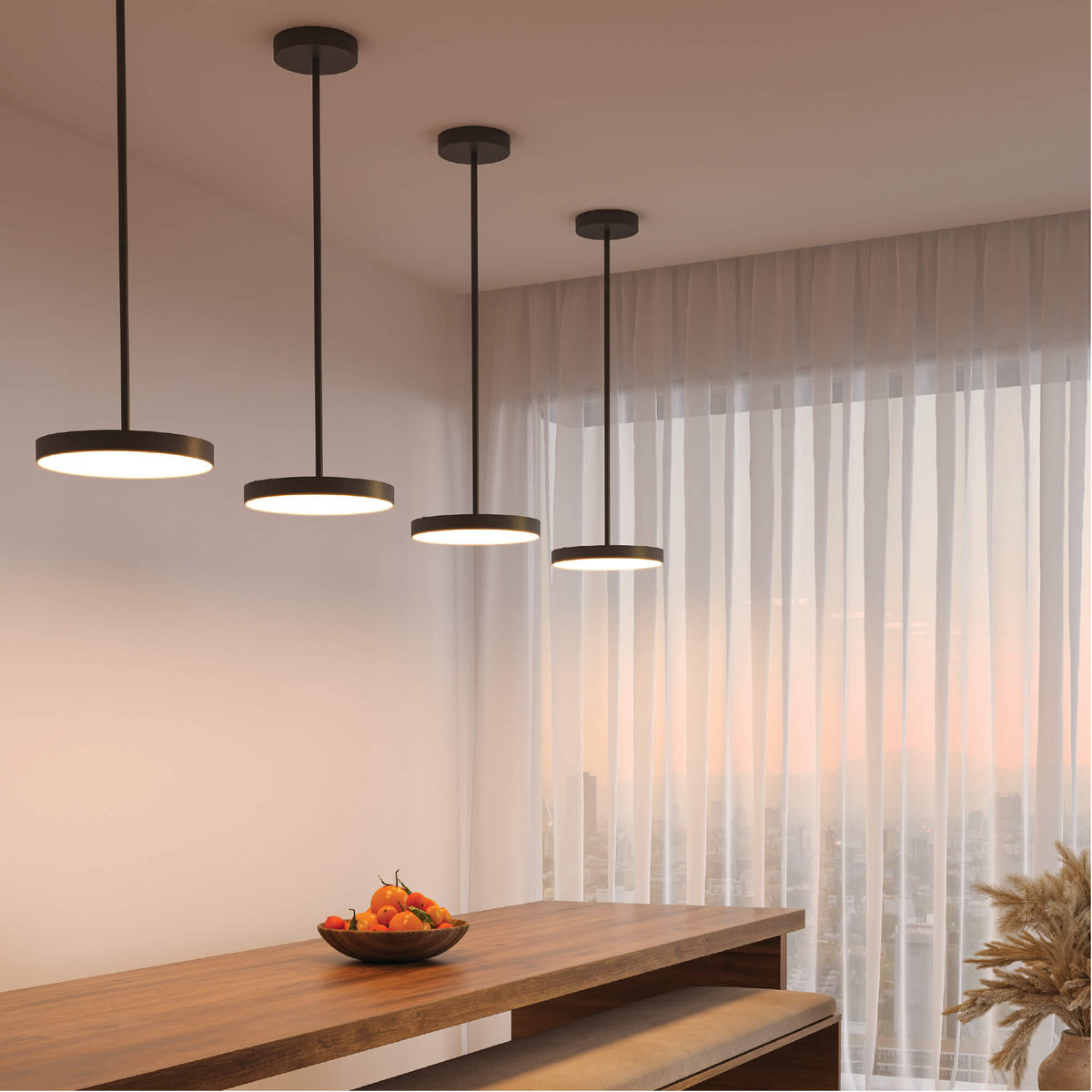 Suspension Fusion Noir, 12" – vue 3