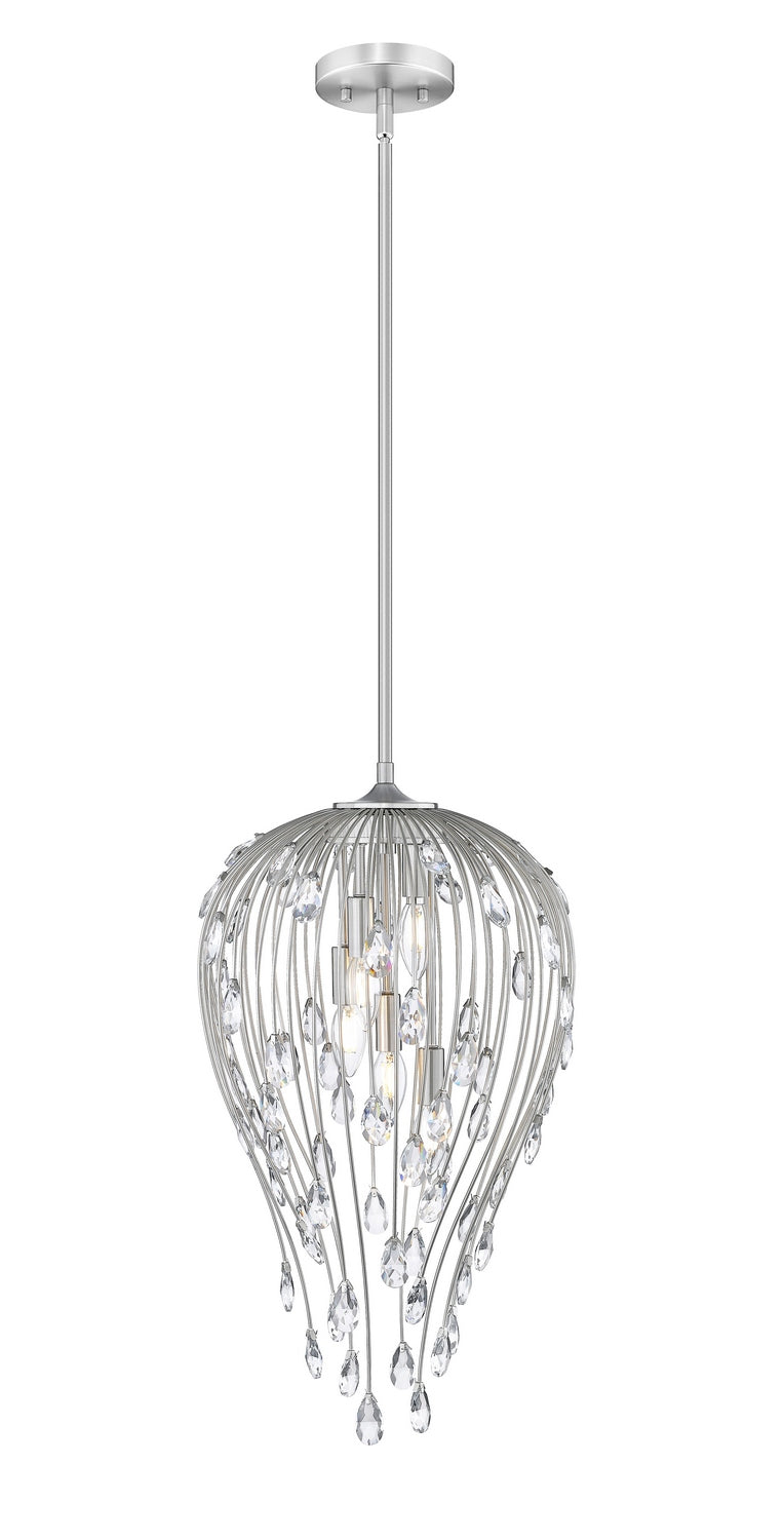 Suspension Gabriella Nickel brossé, 15" – Z-Lite