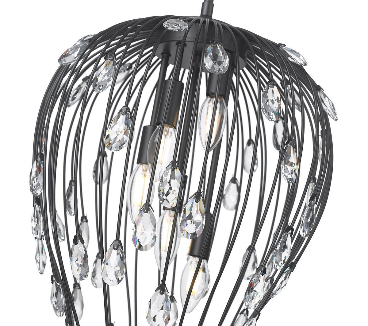 Suspension Gabriella Noir mat, 15" – vue 3