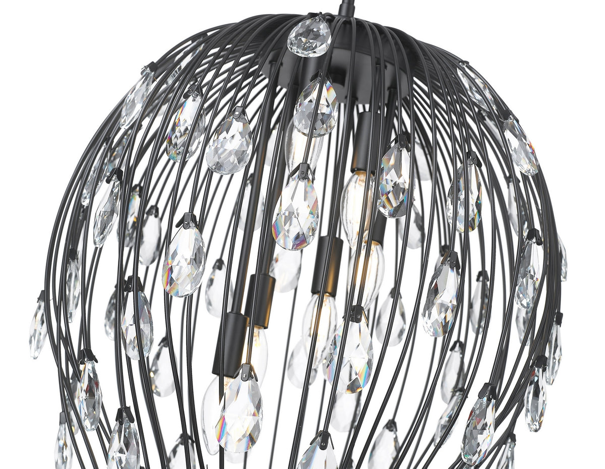 Suspension Gabriella Noir mat, 18" – vue 4