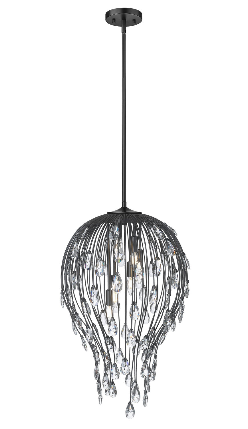 Suspension Gabriella Noir mat, 18" – Z-Lite