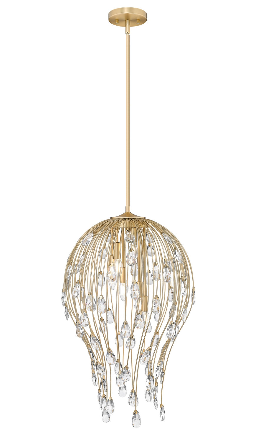 Suspension Gabriella Or moderne, 18" – Z-Lite