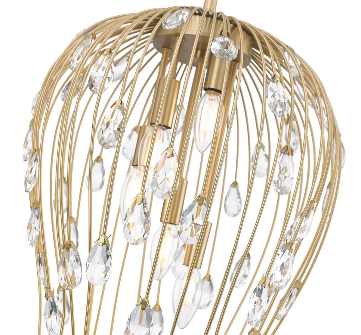Suspension Gabriella - Or moderne 18" by Z-Lite | Luminaires & cie