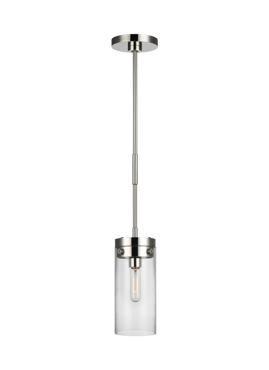 Suspension Garrett - Nickel poli 5 1/2" by Visual Comfort Studio | Luminaires & cie