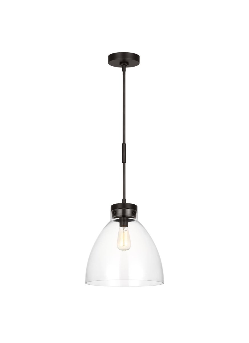 Suspension Garrett - Nickel poli 13 1/2" by Visual Comfort Studio | Luminaires & cie
