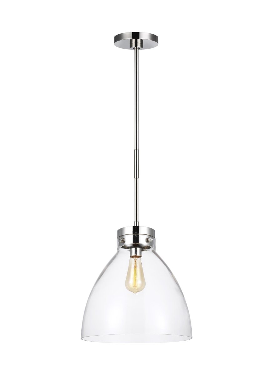 Suspension Garrett - Nickel poli 13 1/2" by Visual Comfort Studio | Luminaires & cie