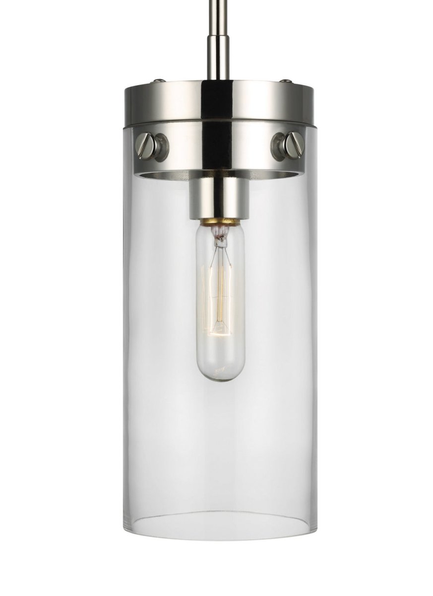 Suspension Garrett - Nickel poli 13 1/2" by Visual Comfort Studio | Luminaires & cie