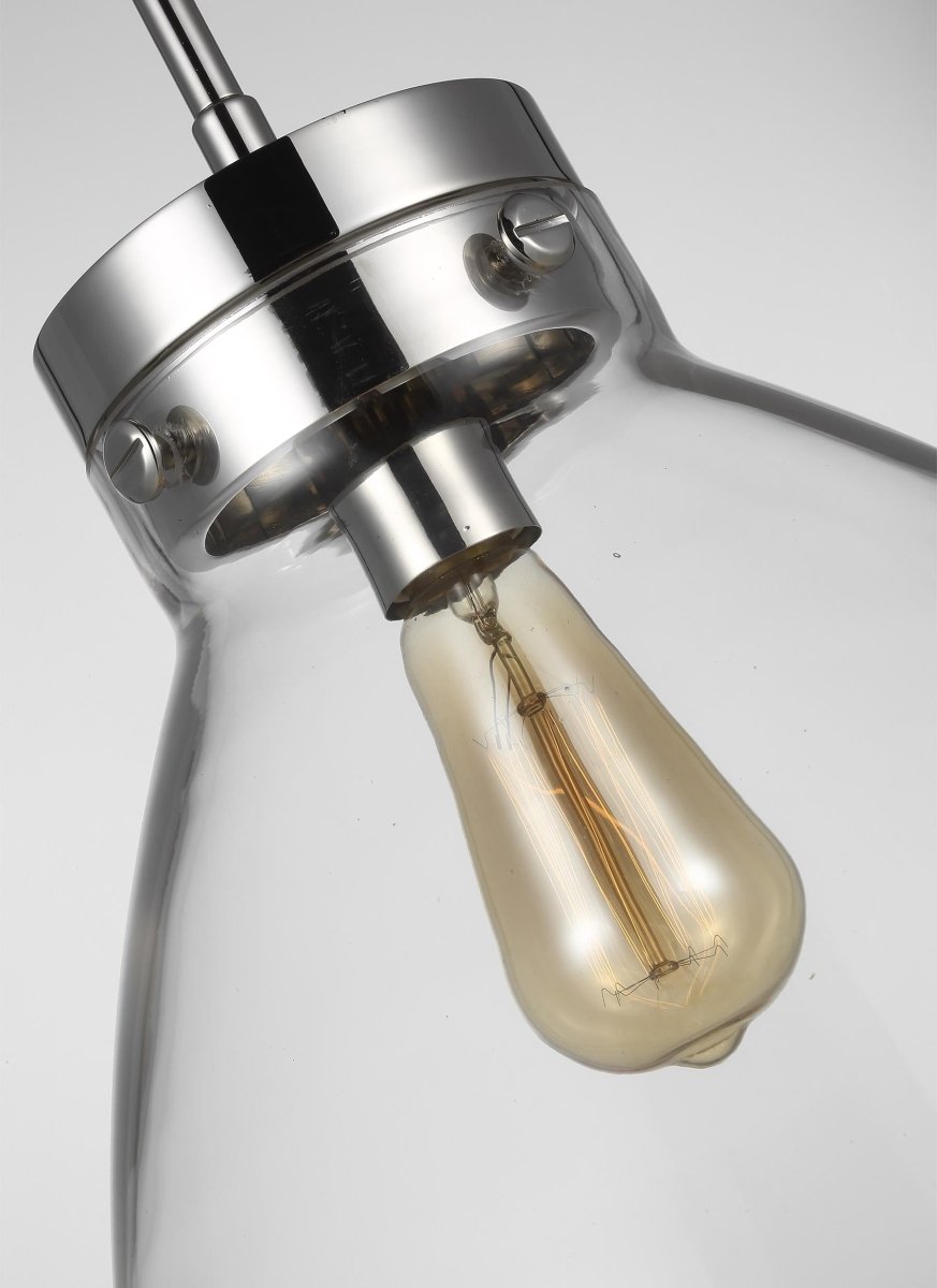 Suspension Garrett - Nickel poli 13 1/2" by Visual Comfort Studio | Luminaires & cie