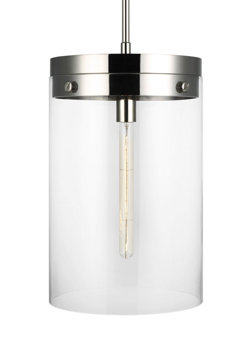 Suspension Garrett - Nickel poli 13 1/2" by Visual Comfort Studio | Luminaires & cie
