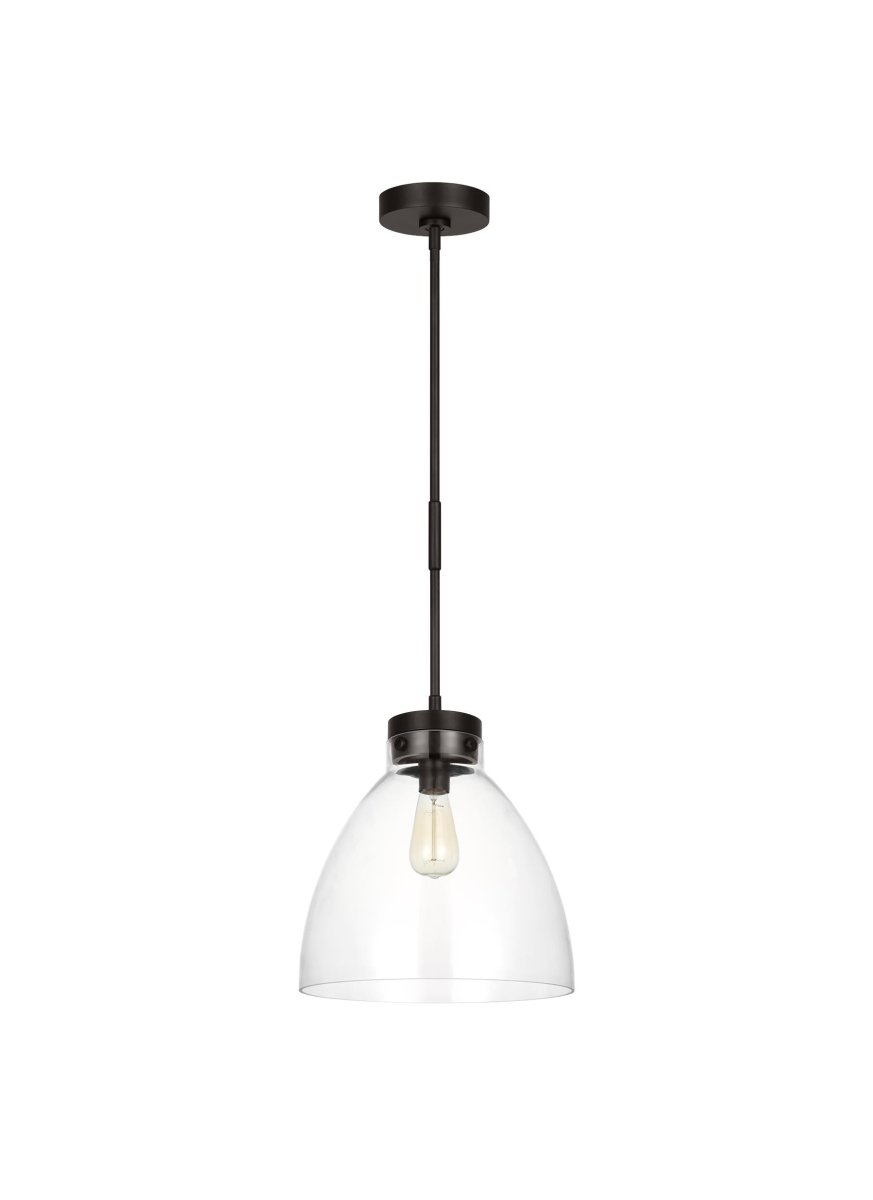 Suspension Garrett - Nickel poli 13 1/2" by Visual Comfort Studio | Luminaires & cie