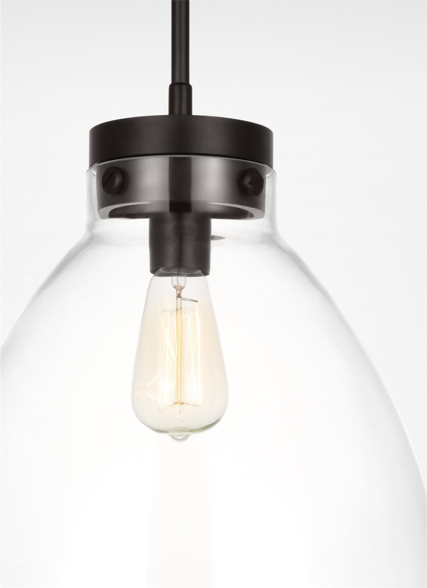 Suspension Garrett - Nickel poli 13 1/2" by Visual Comfort Studio | Luminaires & cie